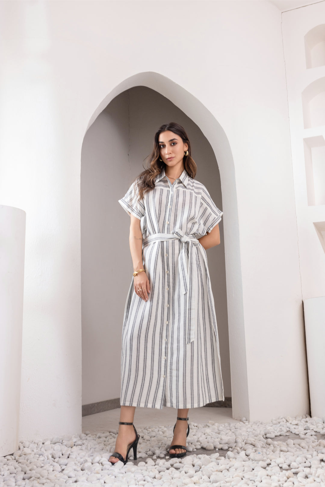 Ivory Dream Linen Dress