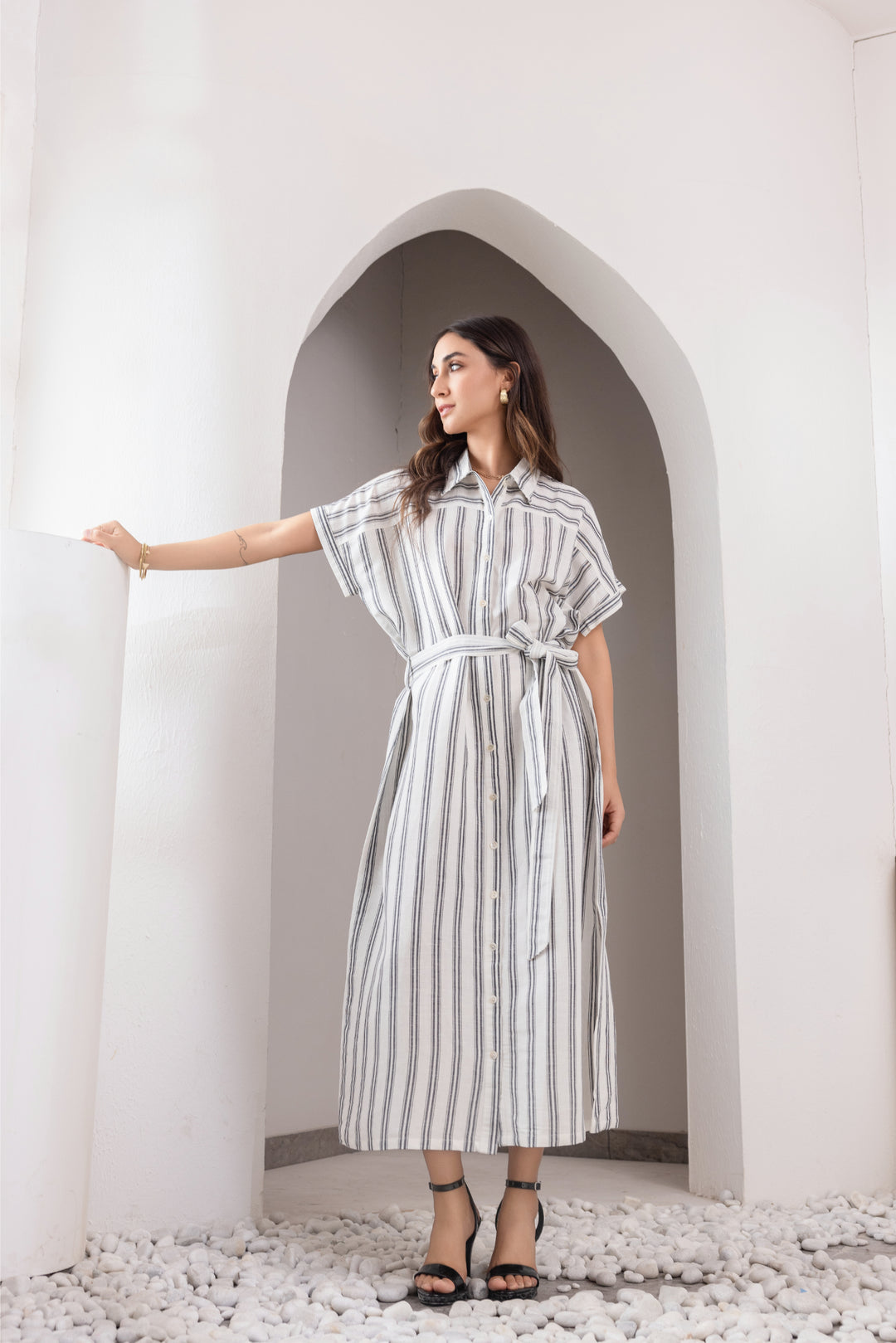 Ivory Dream Linen Dress