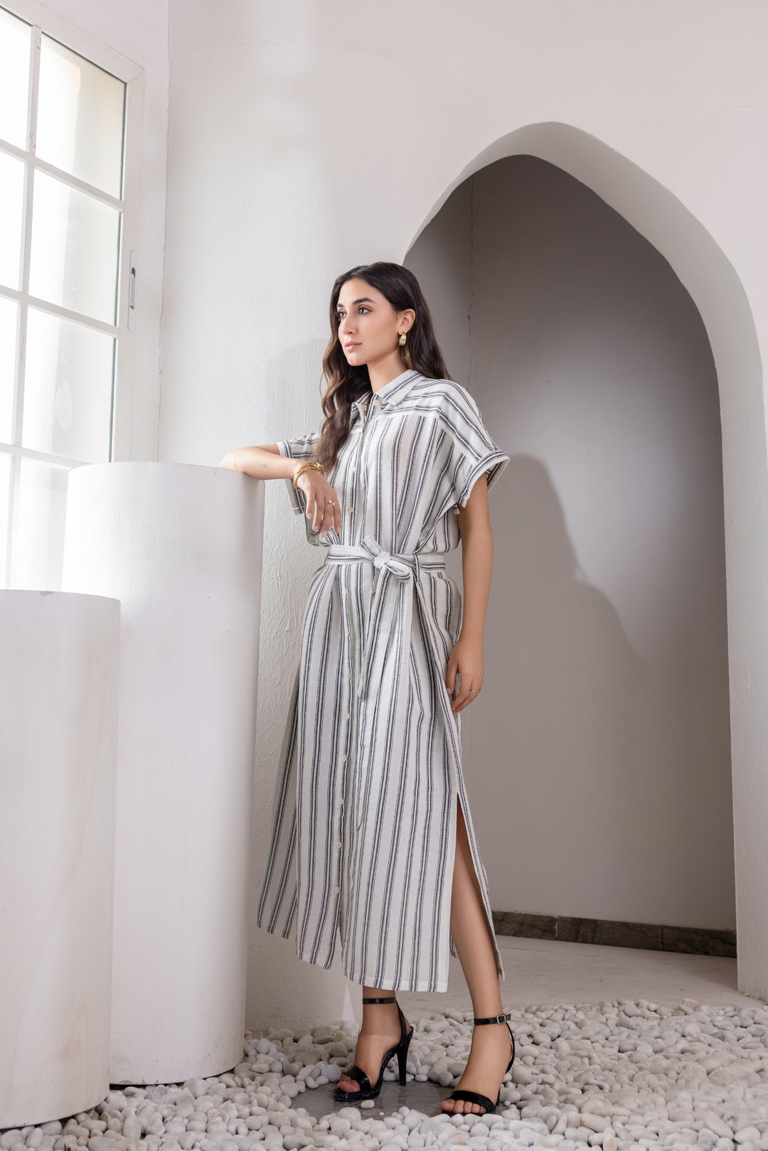 Ivory Dream Linen Dress