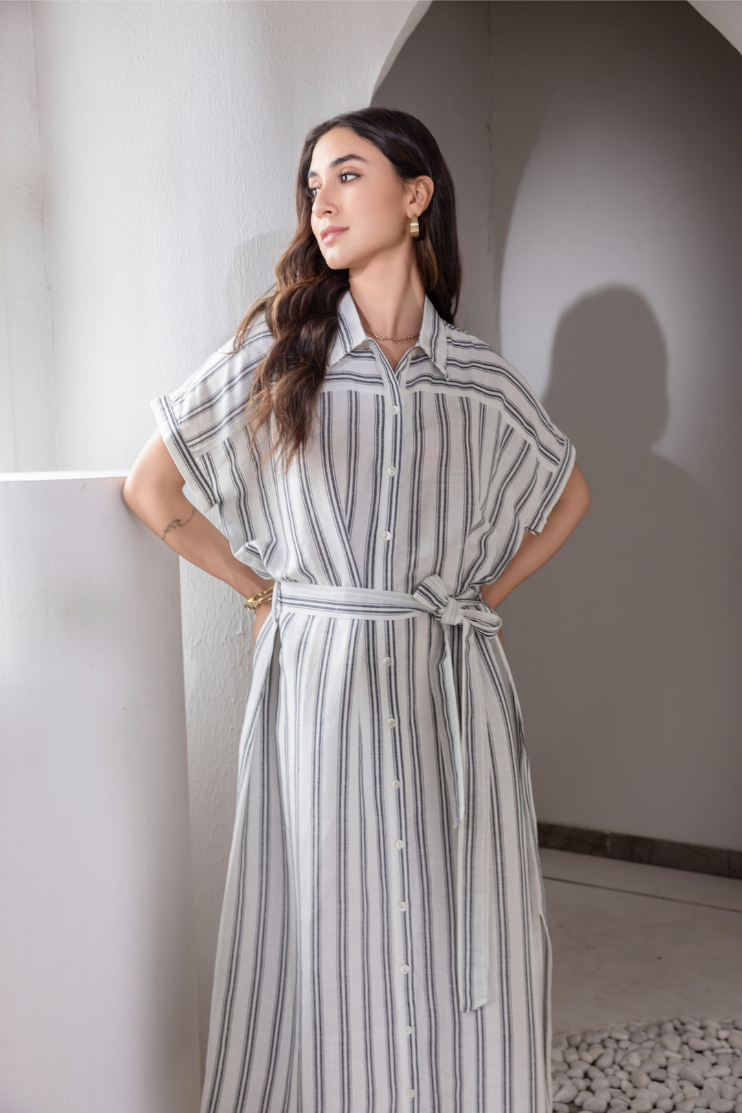 Ivory Dream Linen Dress