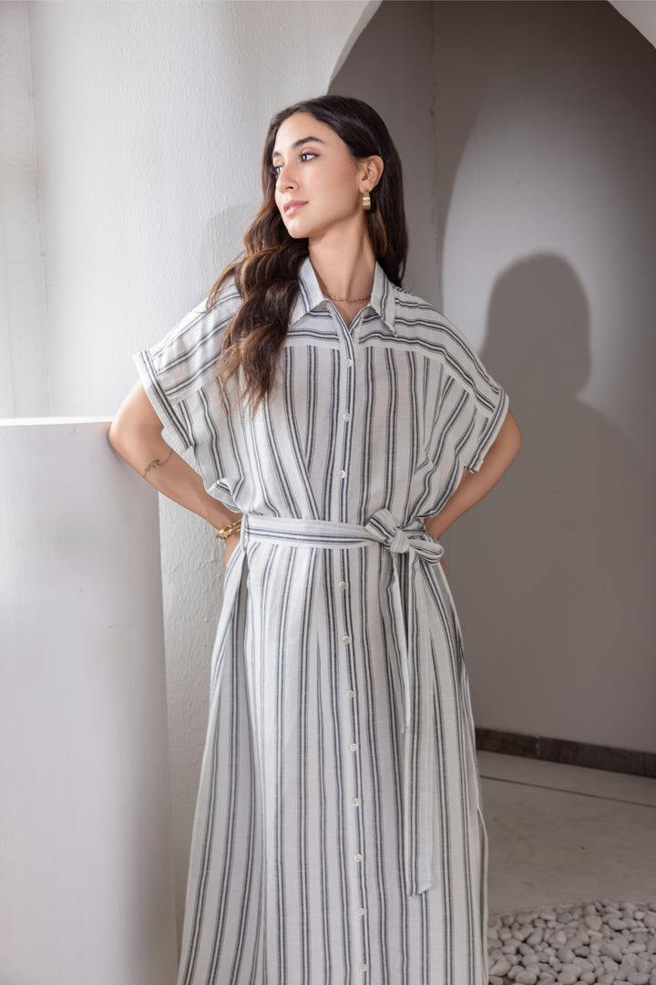 Ivory Dream Linen Dress