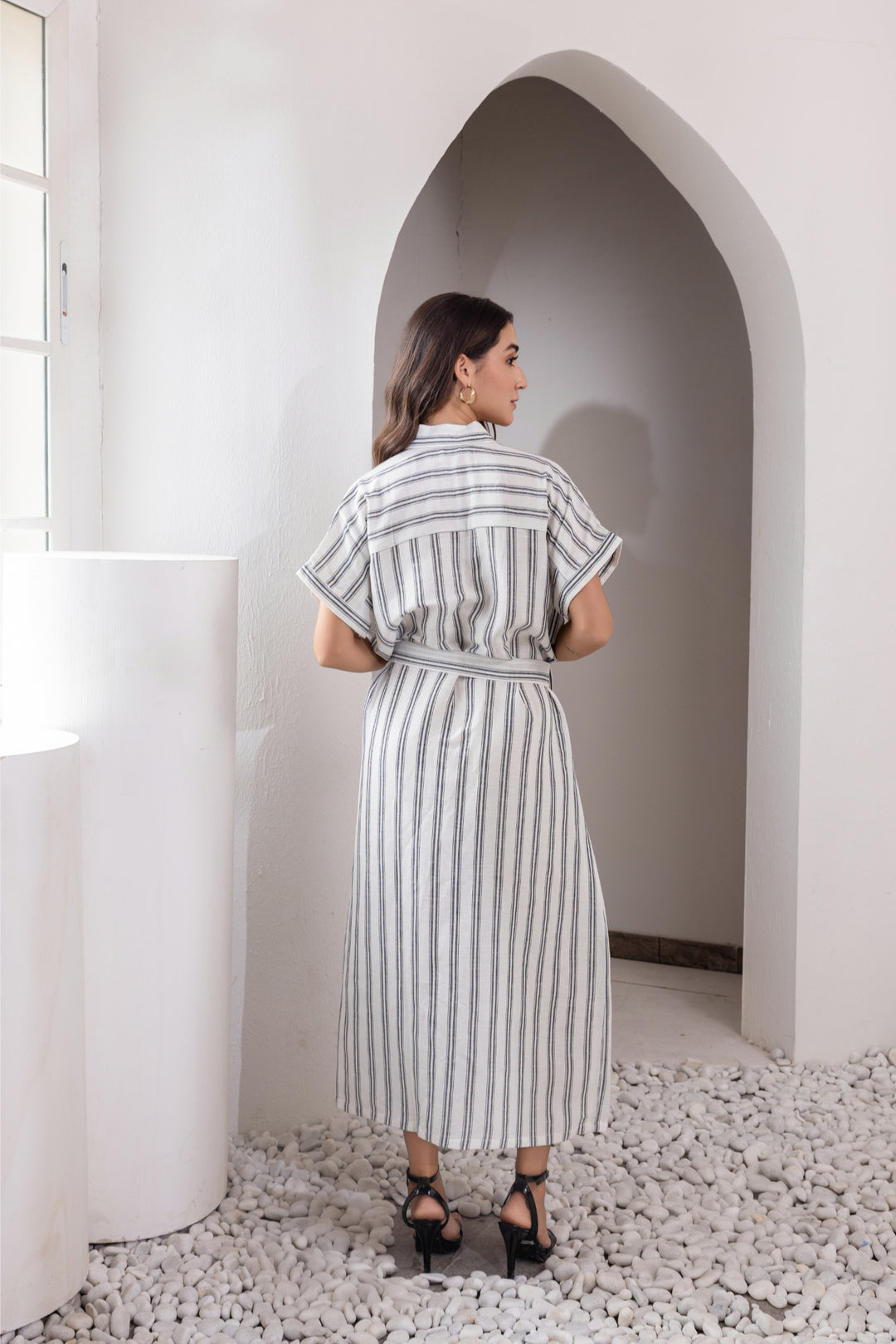 Ivory Dream Linen Dress