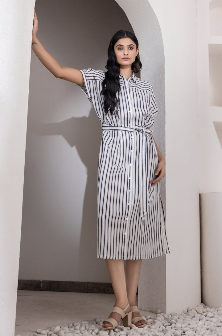 Summer Sky Linen Dress