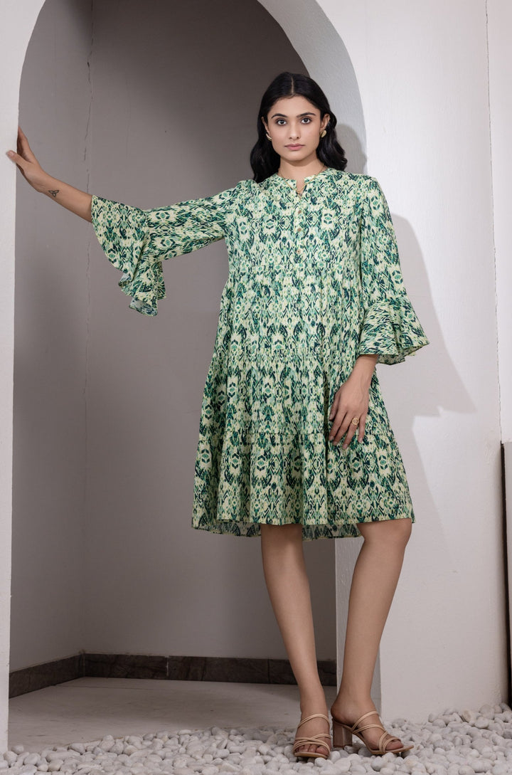 Dense Forest Cotton Dress