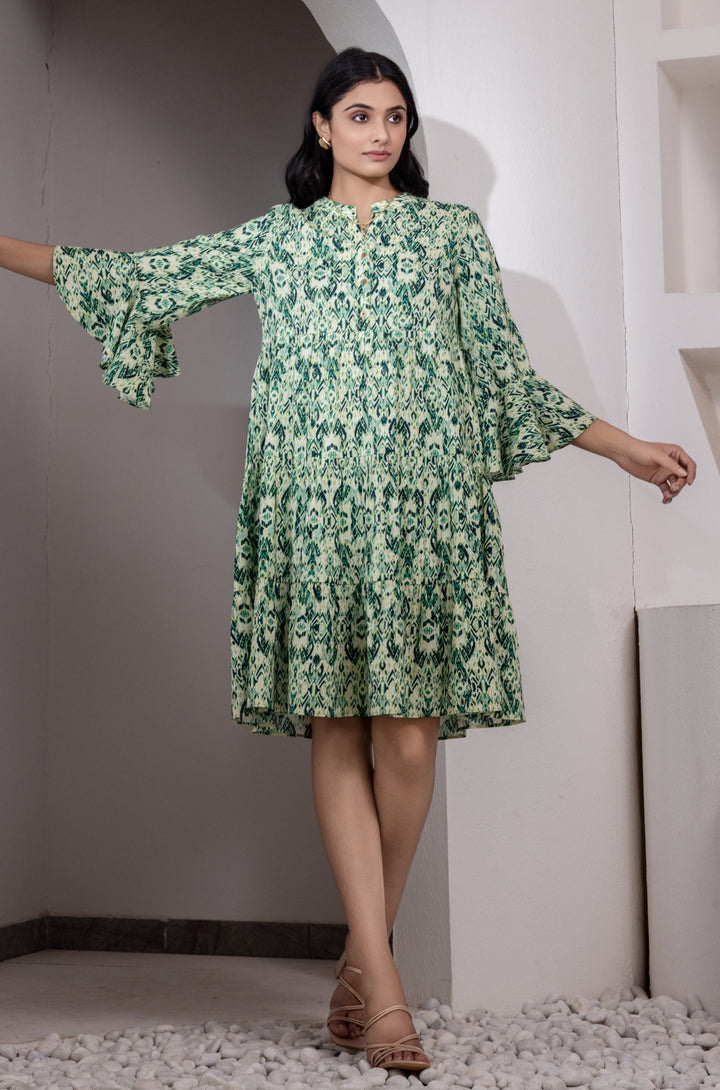 Dense Forest Cotton Dress