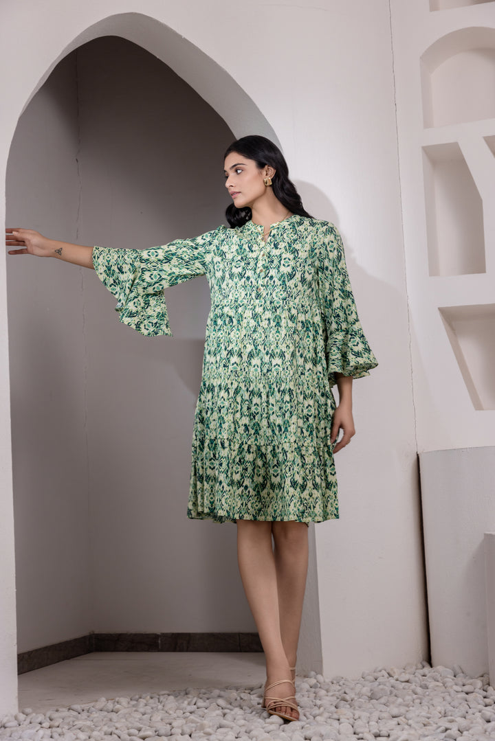 Dense Forest Cotton Dress
