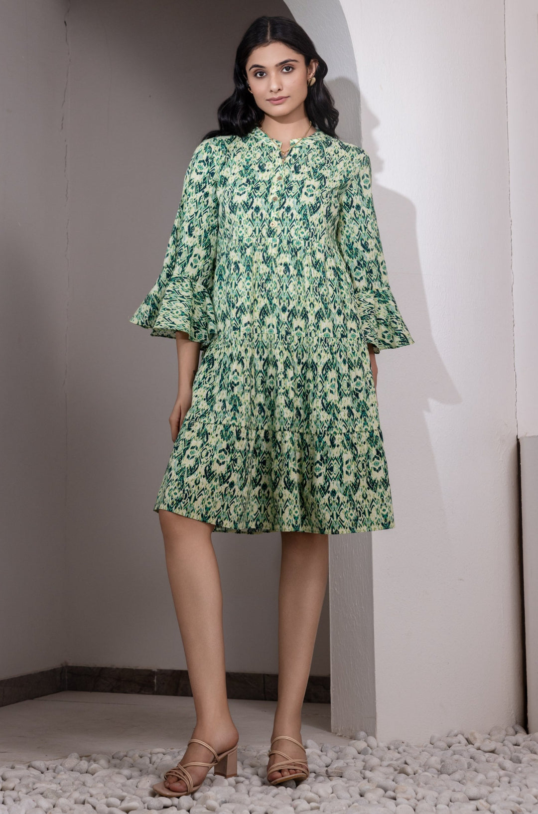 Dense Forest Cotton Dress