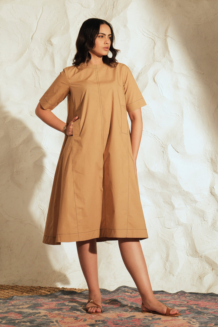 PALOMA BEIGE DRESS