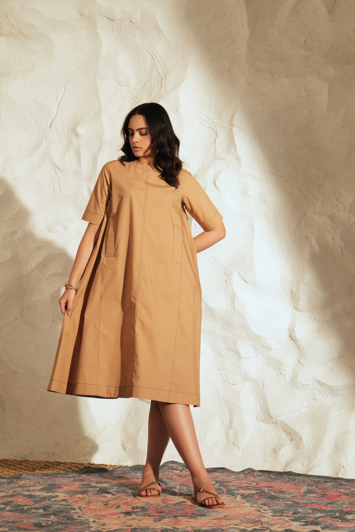 PALOMA BEIGE DRESS