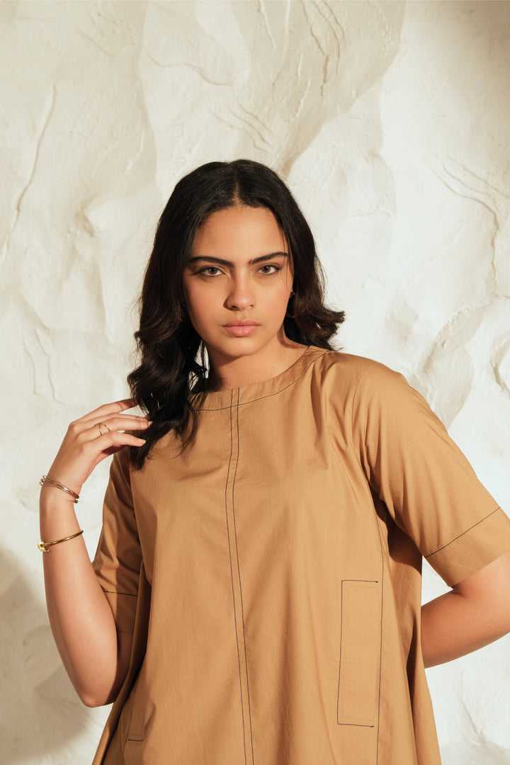 PALOMA BEIGE DRESS