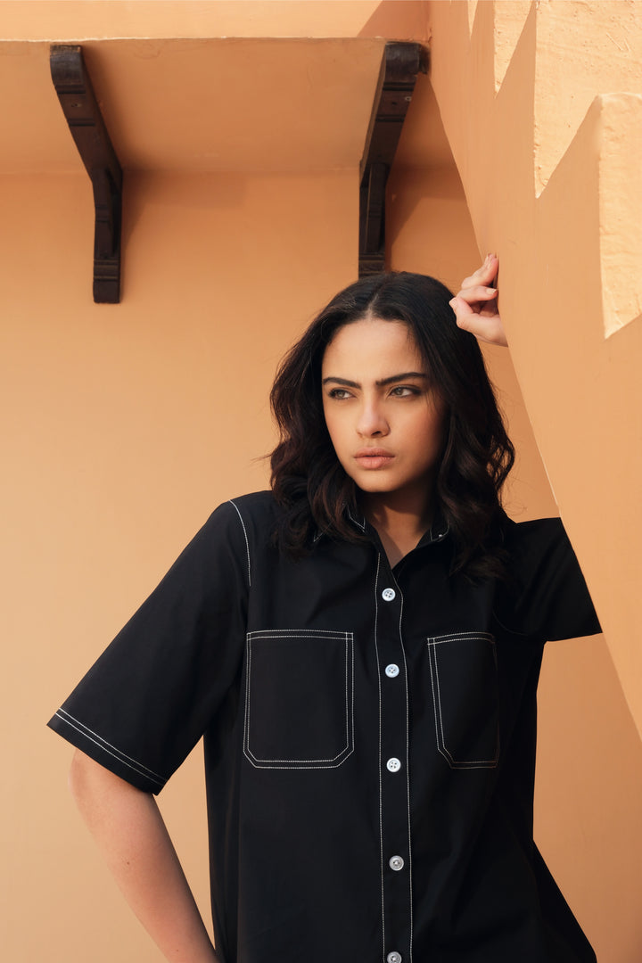 VALIERIA BLACK CO-ORD SET