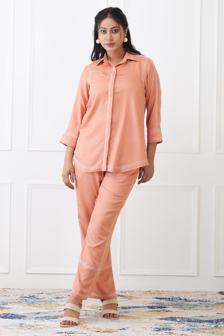 Eira Peach Blush Co-ord