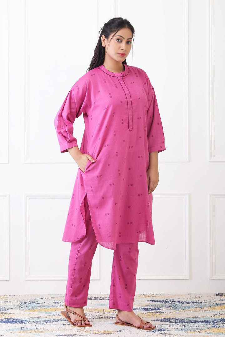 ZEHRA FUCHSIA KURTA SET