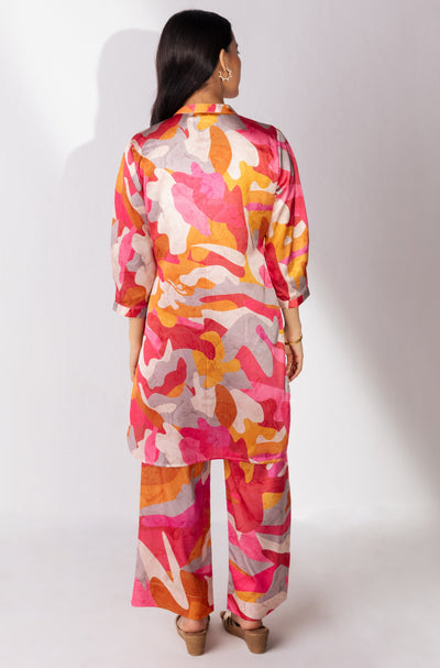 FARRAH - Co-ord Set in abstract print