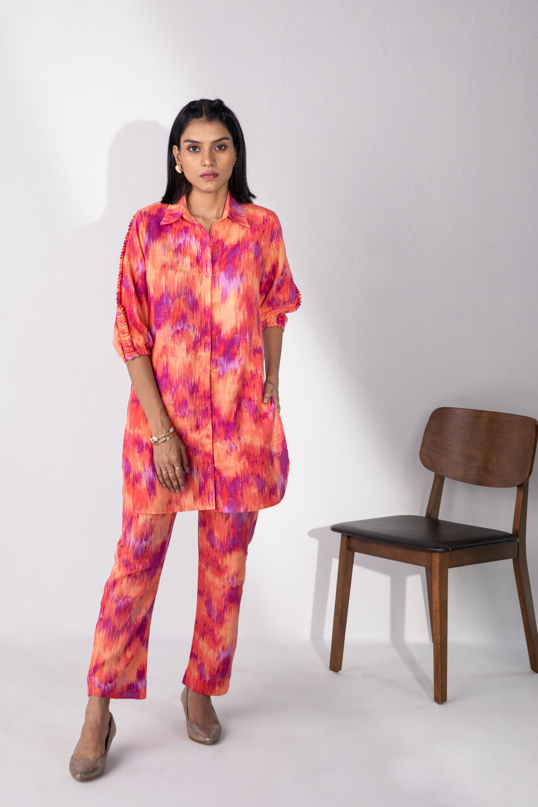 EMERY - Ikat Cotton Co-ord Set