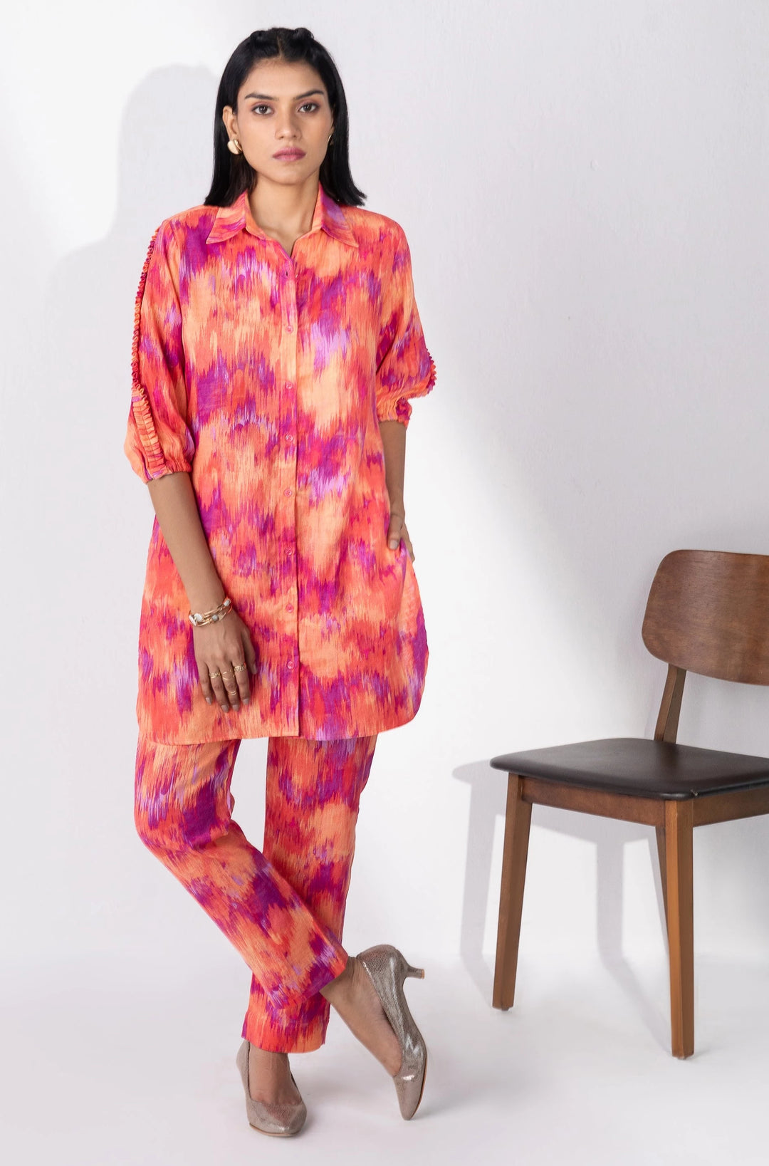 EMERY - Ikat Cotton Co-ord Set