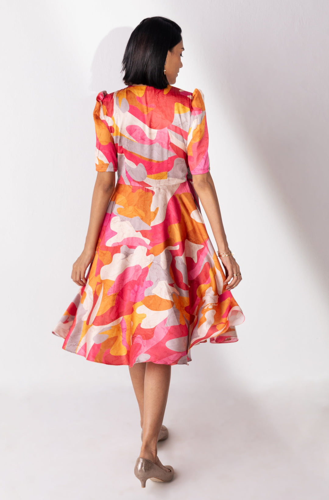SELENA - Elegant Dress in Satin Silk