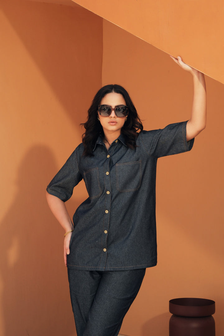 ALBA - THE ESSENTIAL DENIM CO-ORD SET