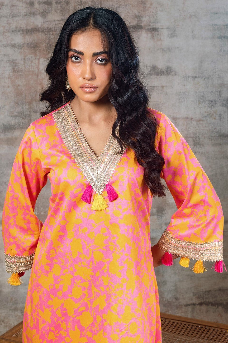 MRINALI - Festive Set in Cotton-Poplin
