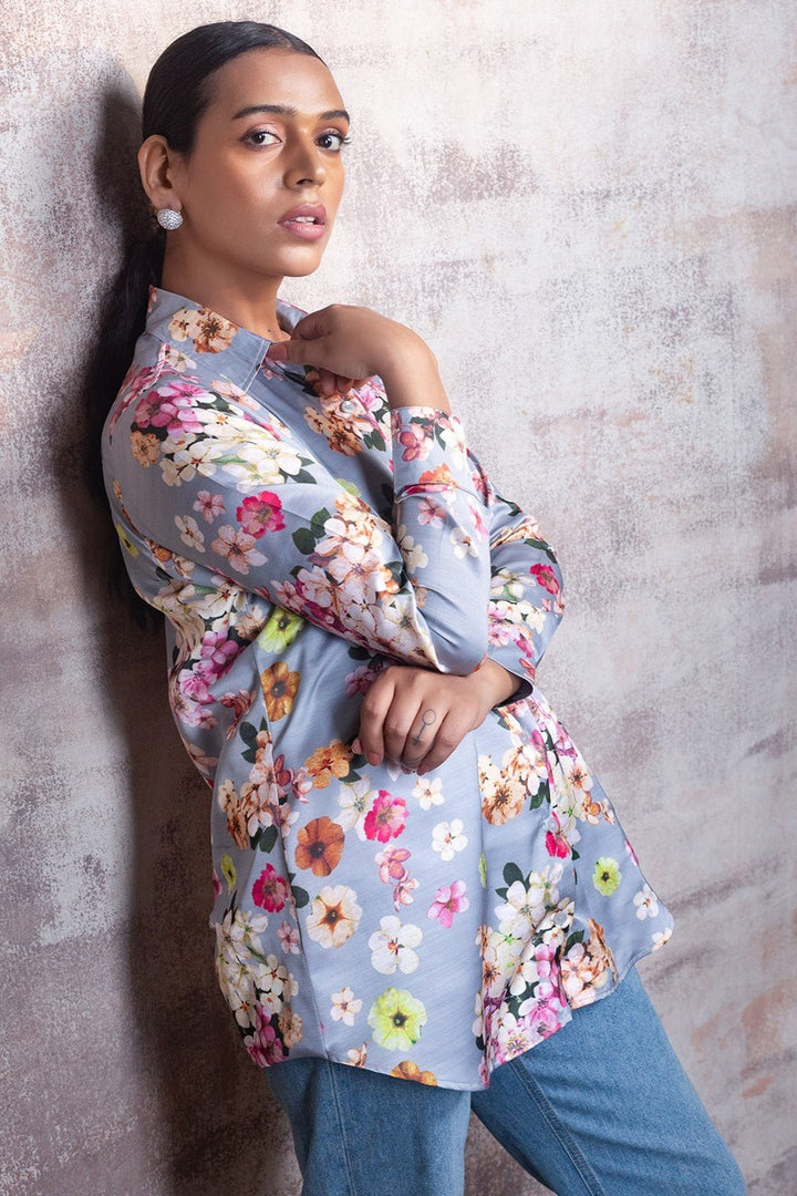 Floral Shirt in Premium Modal Silk