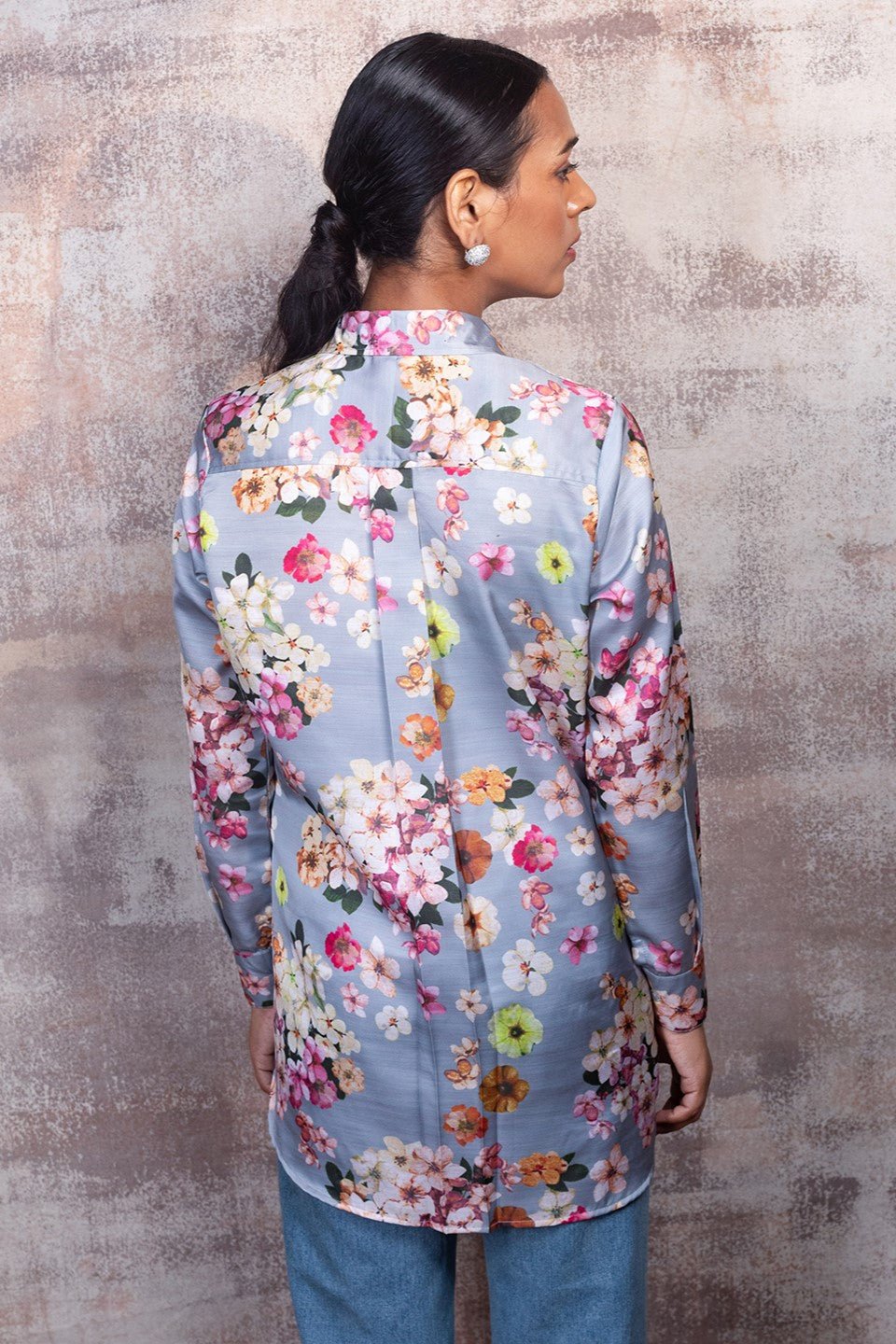 Floral Shirt in Premium Modal Silk