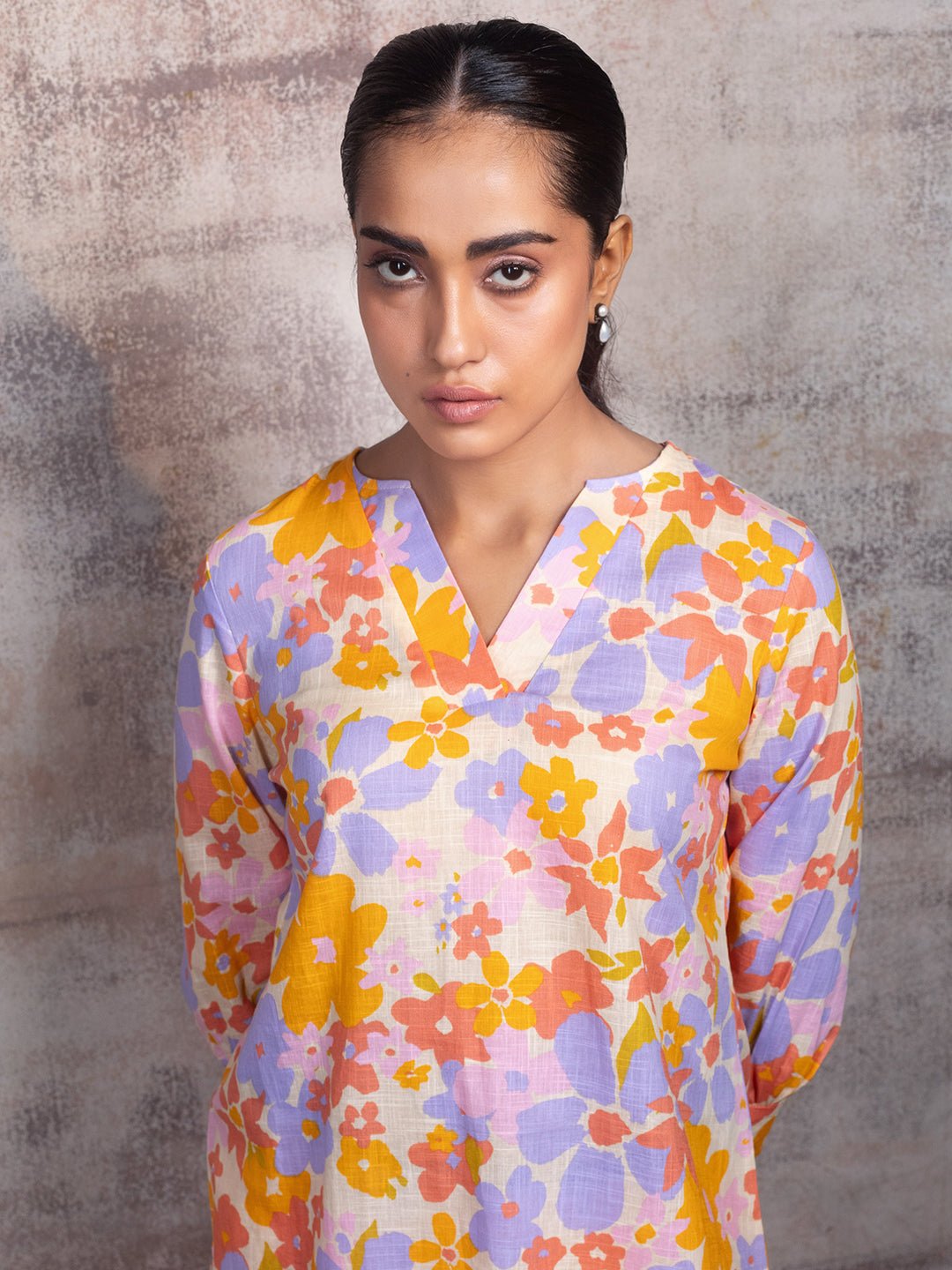 EVELYN - Bright Floral Co-ord Set in Cotton