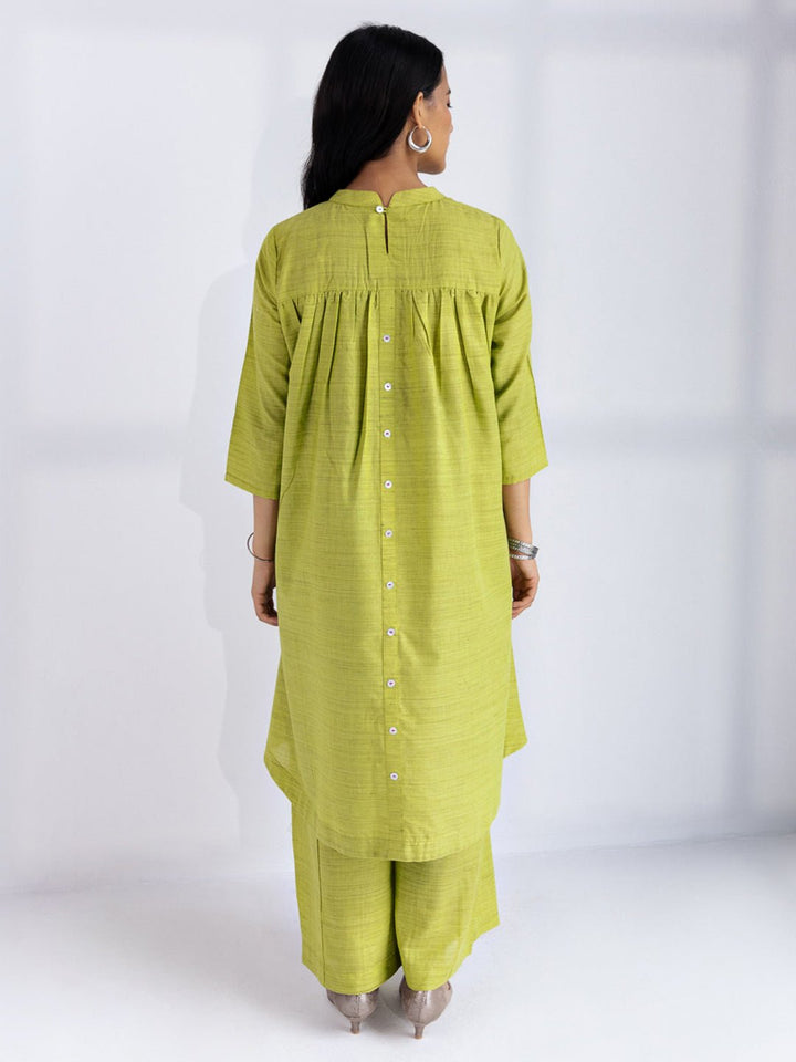 KAVYA - Green Indian Co-ord Set in cotton