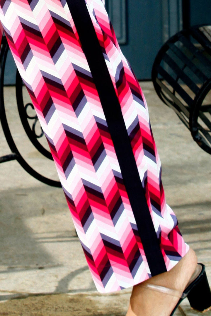 EISLEY - Pink Cotton Geometric Print Co-ord Set