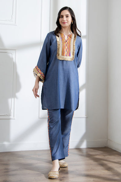 Nargis - Fusion Cotton Denim Set