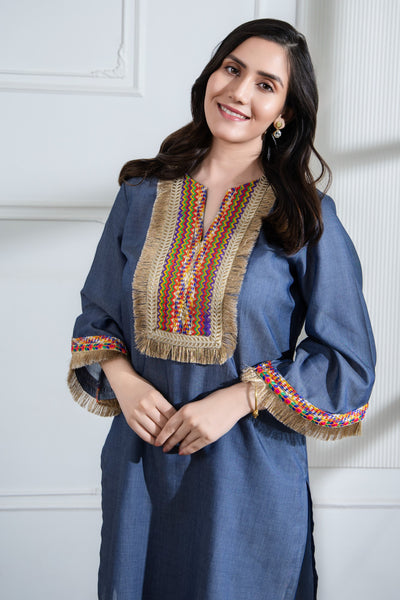 Nargis - Fusion Cotton Denim Set