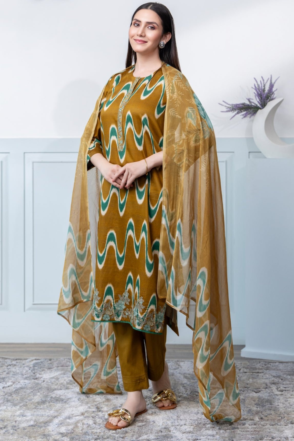 Taraana - Premium Cotton Silk Set