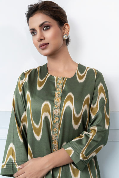 Sanjh- Premium Cotton Silk Set