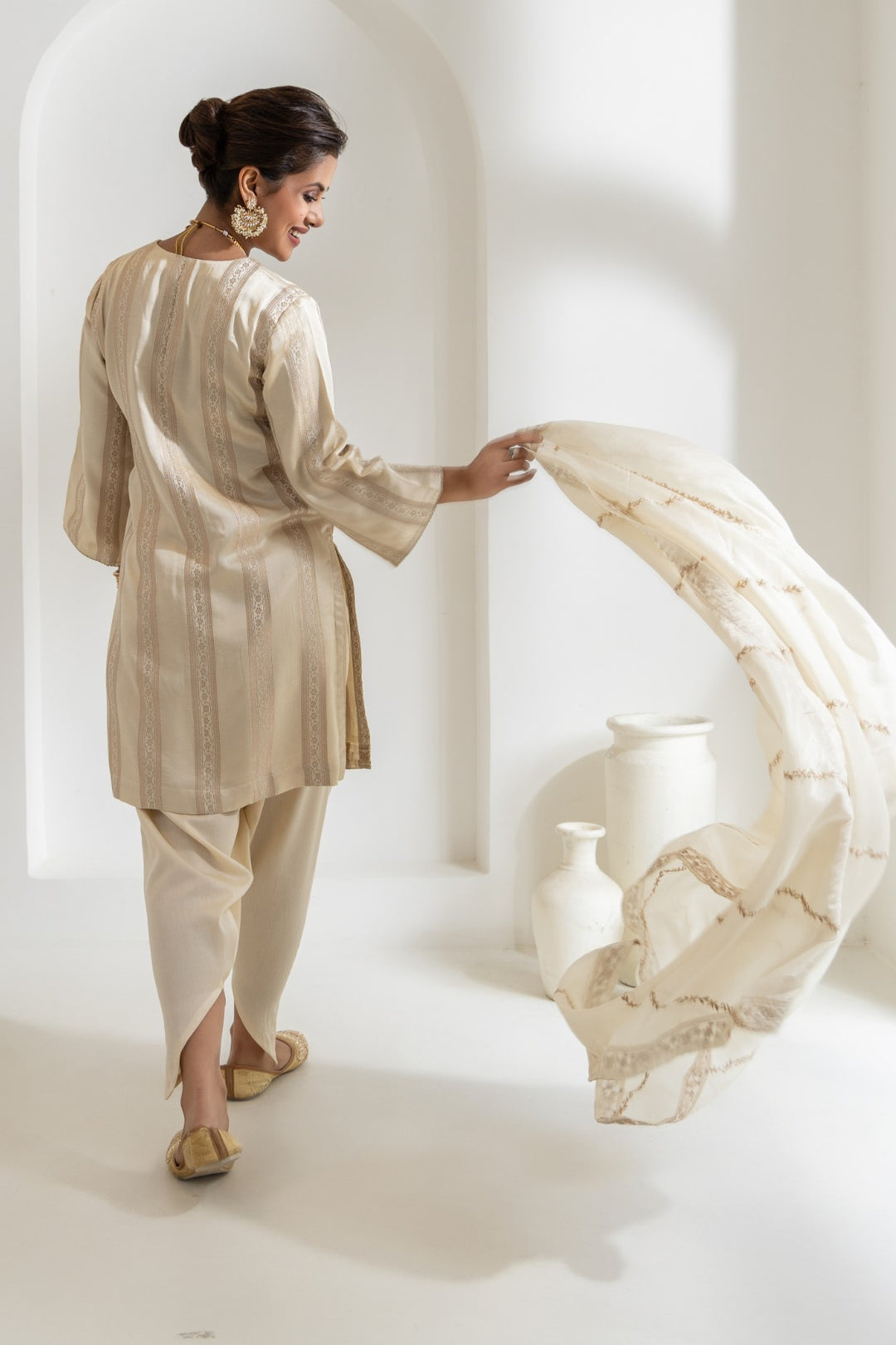 Rivaaz - Gazi Silk with Embroidery