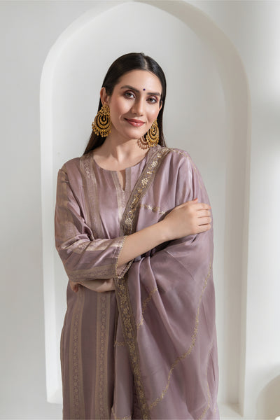 Samaira - Gazi Silk with Embroidery