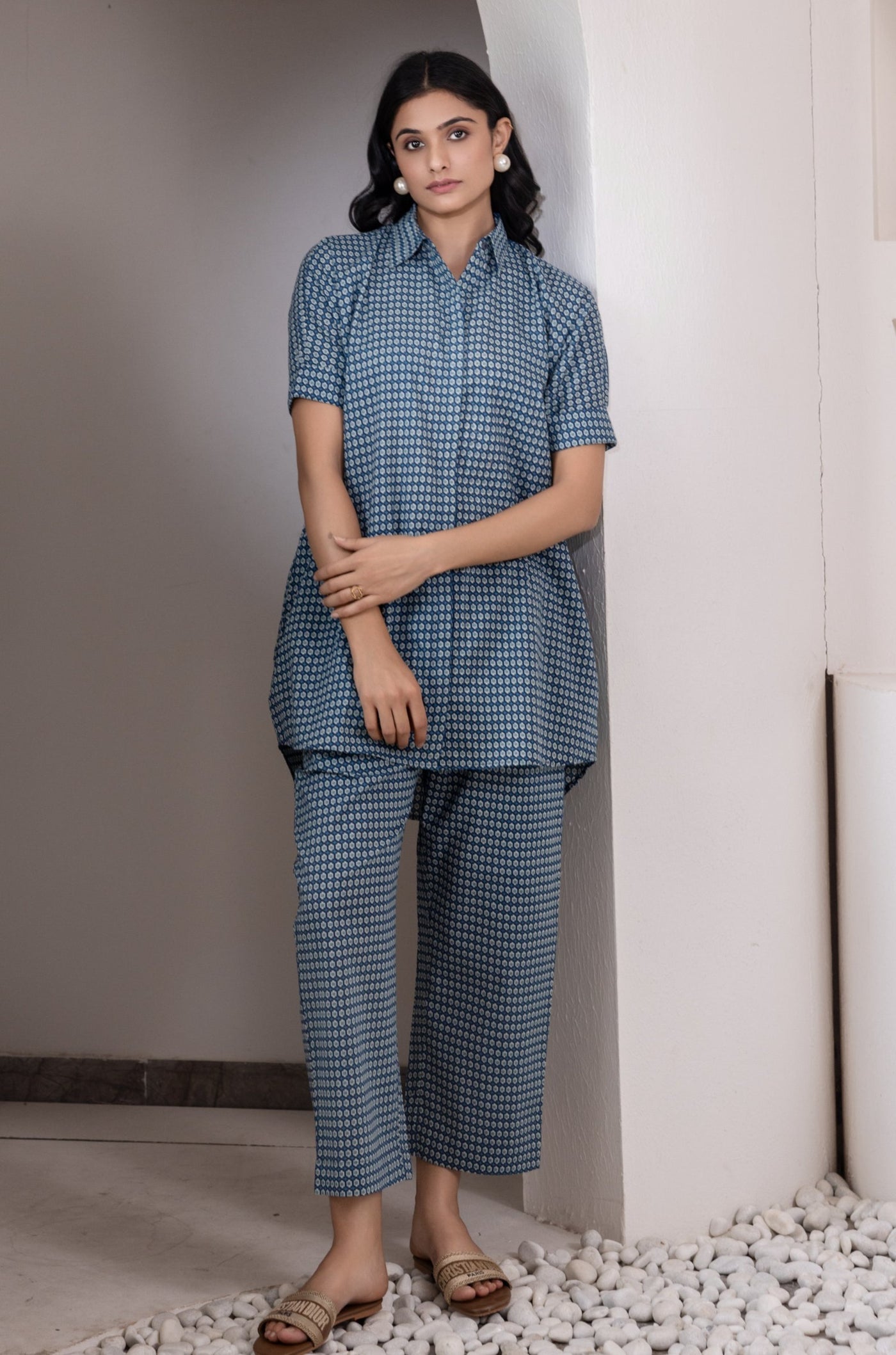 ABBY BLUE COMFY CO-ORD SET