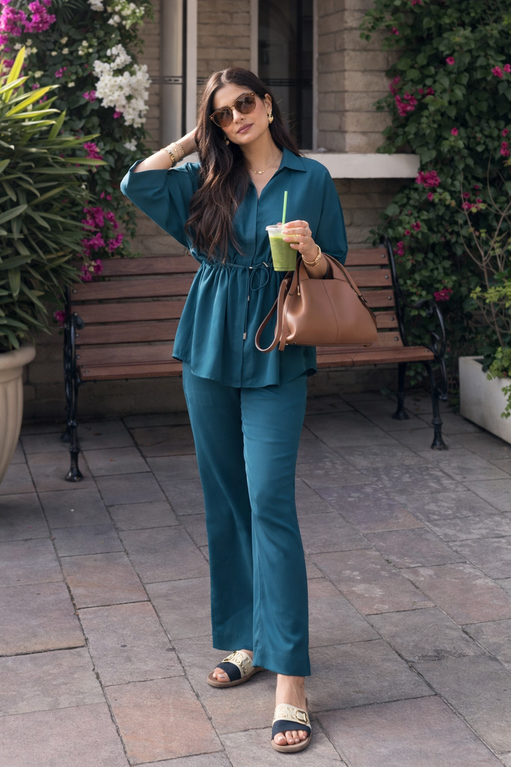 Riviera Teal Co-ord Set