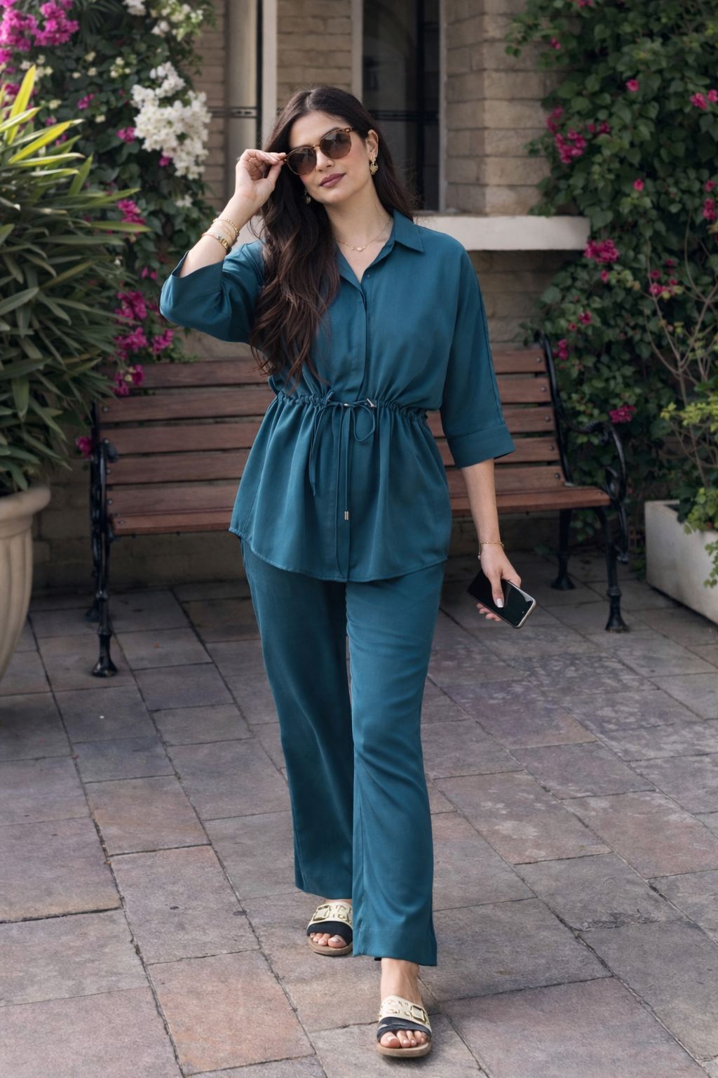 Riviera Teal Co-ord Set