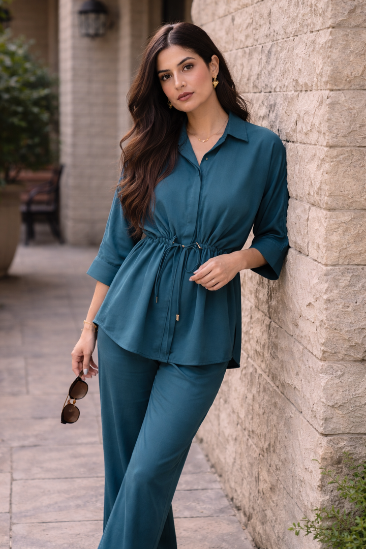 Riviera Teal Co-ord Set