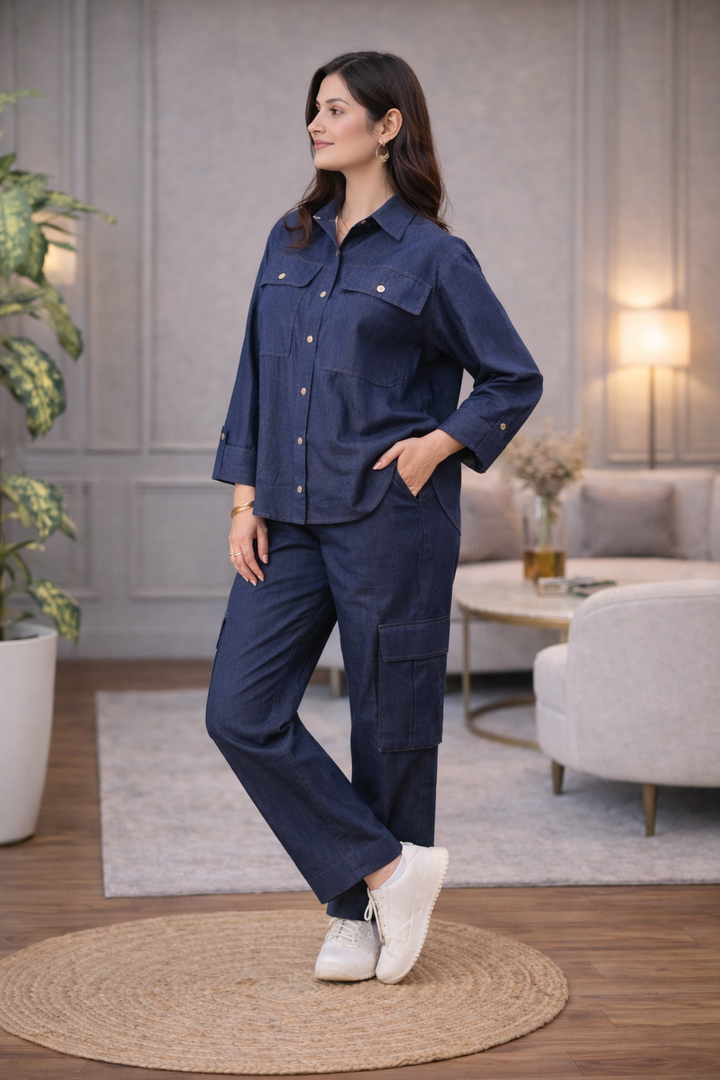 Aven Denim Utility Co-ord Set