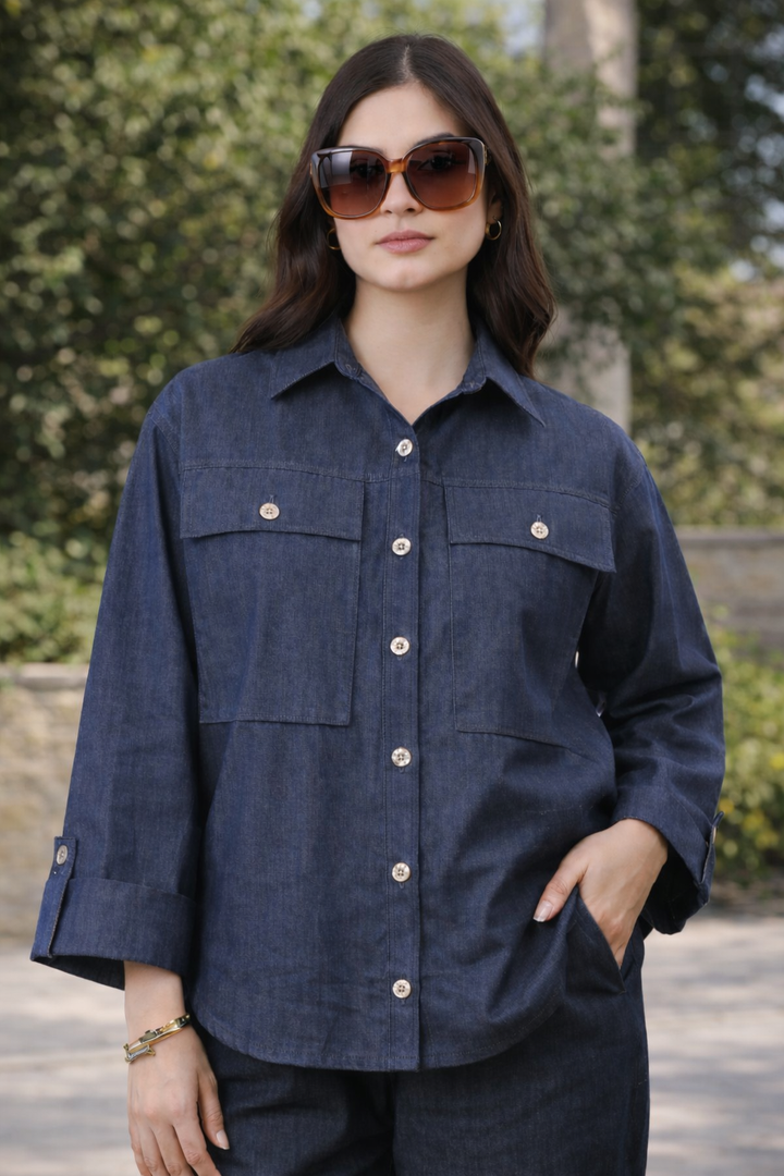 Aven Denim Utility Co-ord Set