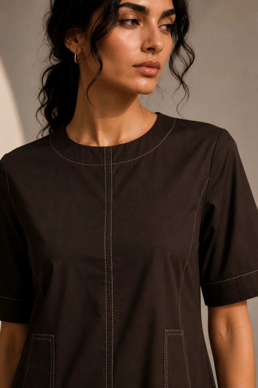 New Arrival - NOA – Dark Chocolate Signature Dress