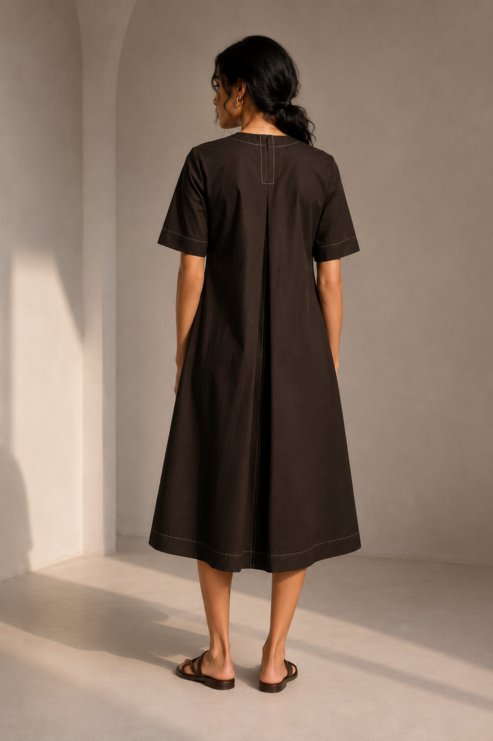 New Arrival - NOA – Dark Chocolate Signature Dress