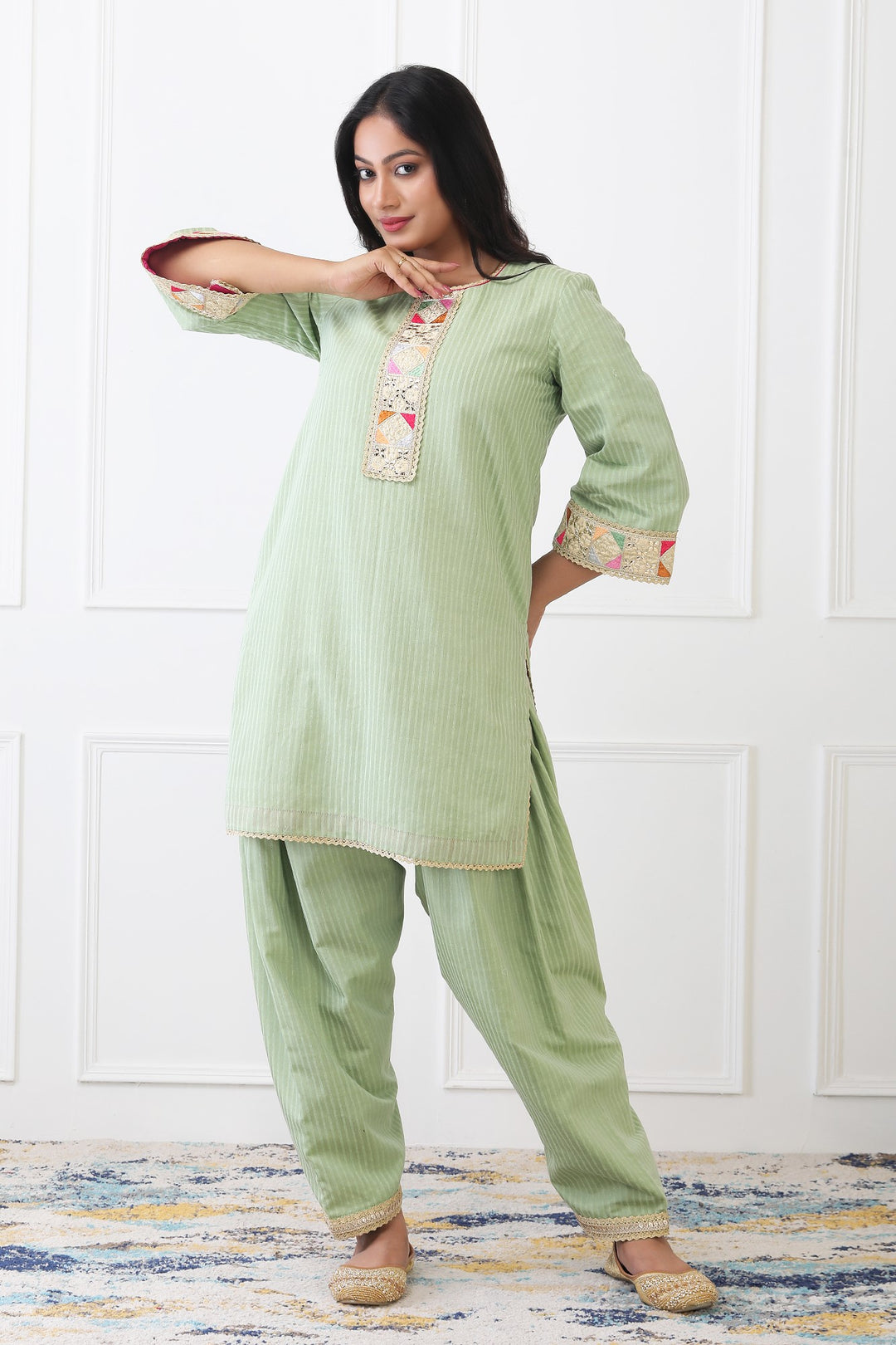 Nimrat Embroidered Festive Set