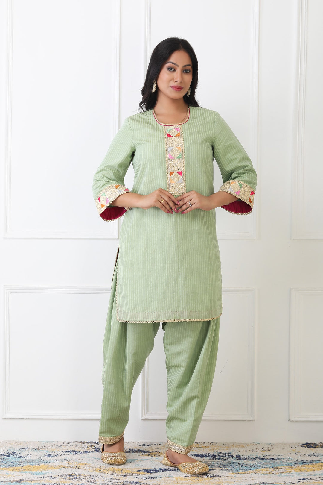 Nimrat Embroidered Festive Set