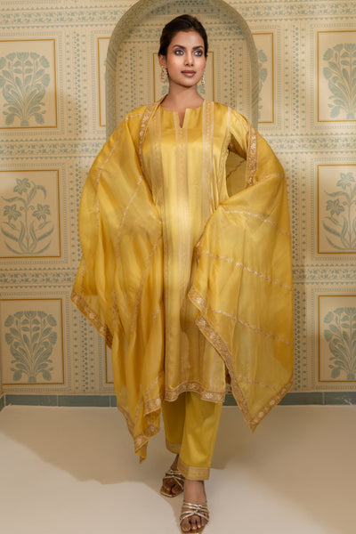 Zohra - Gazi Silk with Embroidery