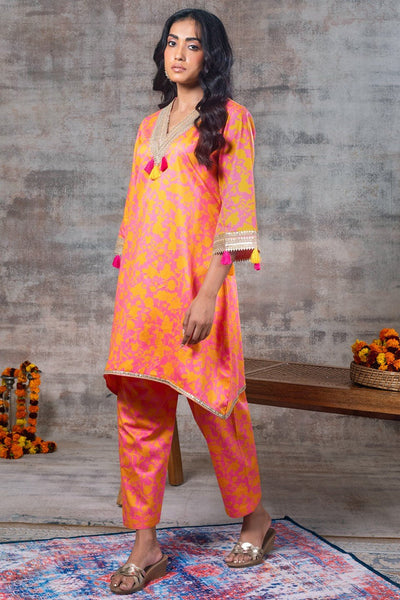 MRINALI - Festive Set in Cotton-Poplin