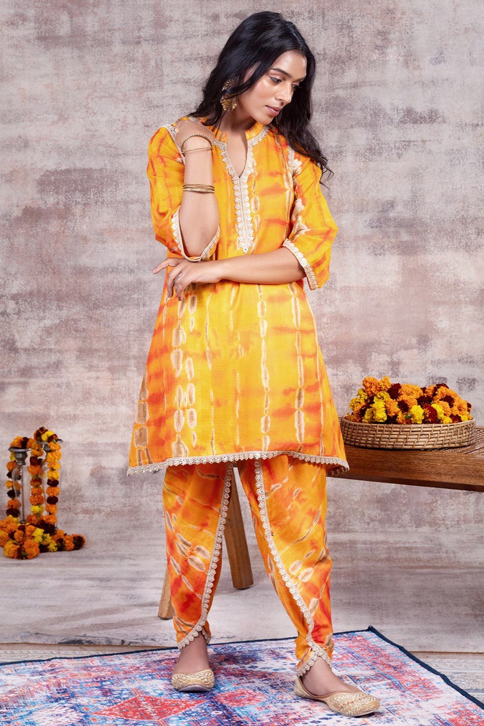 MALLIKA - Shibori Festive set in Kota-Doriya