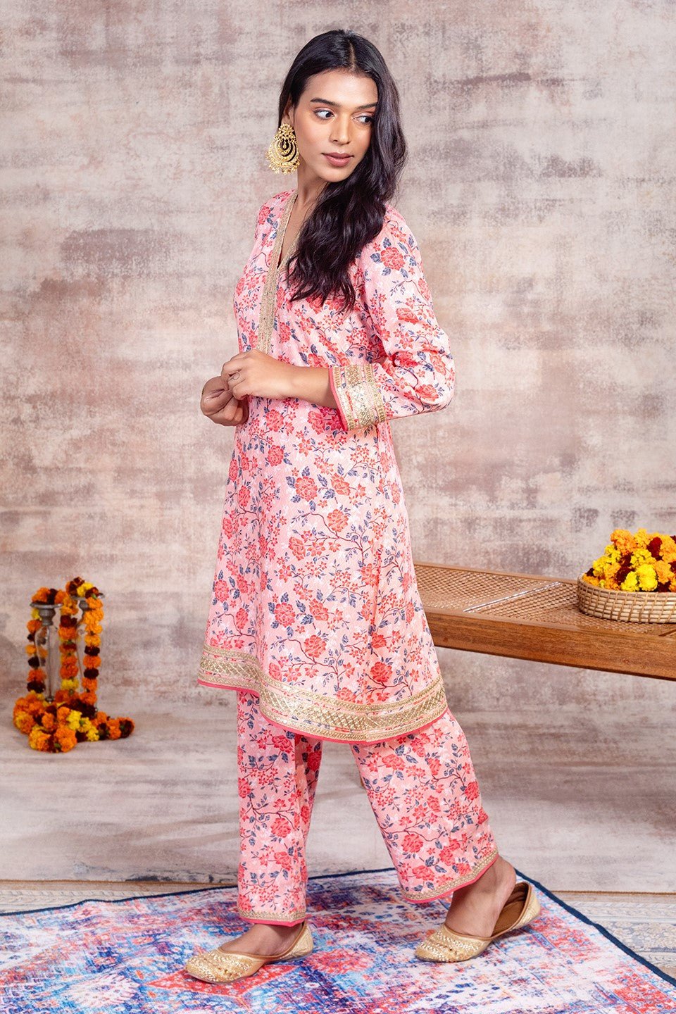 NALINI - Floral Festive Set