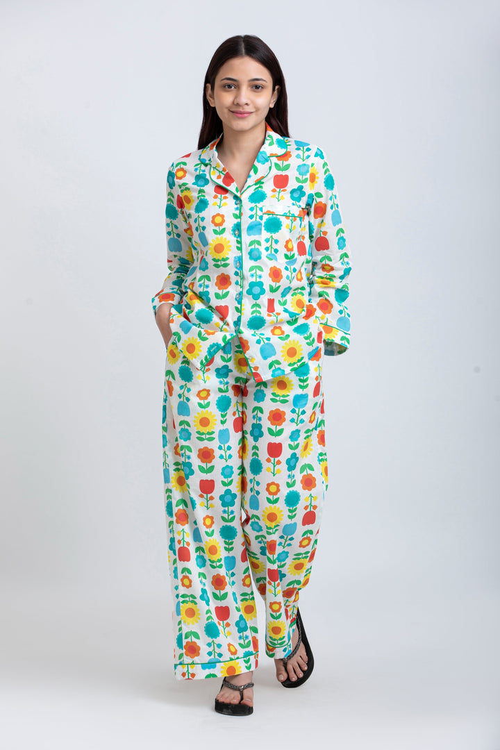 Valley of Flowers Pyjama Set