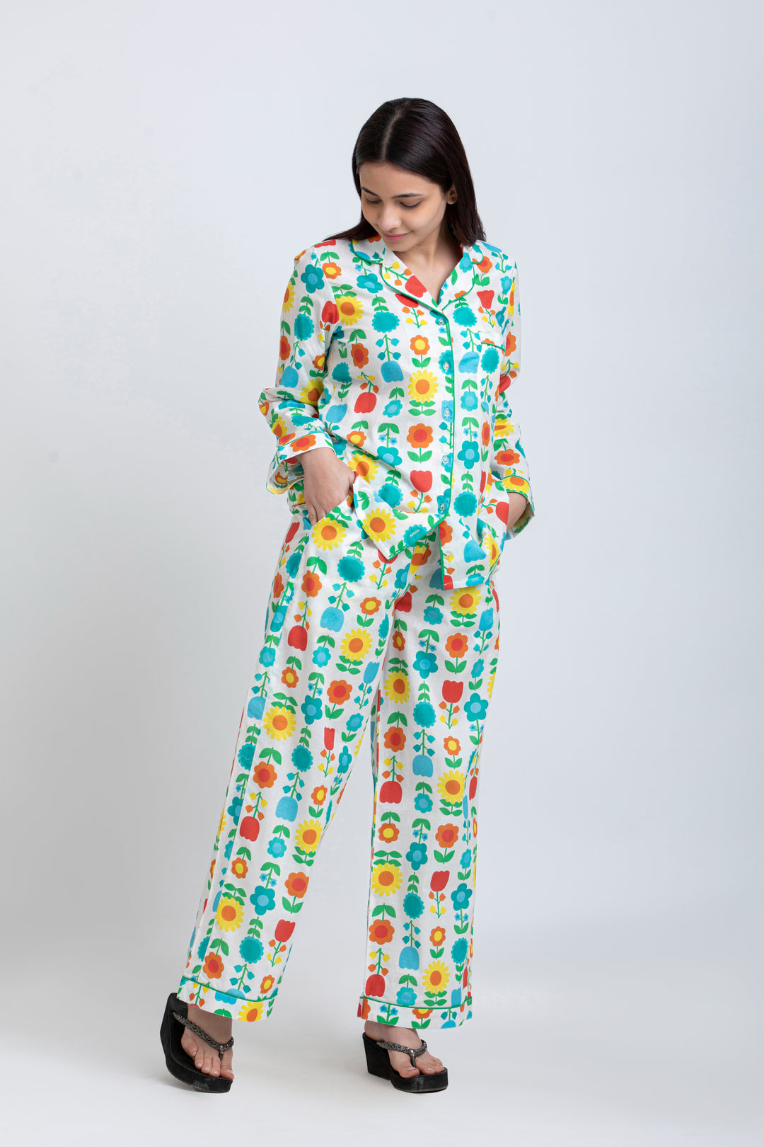 Valley of Flowers Pyjama Set